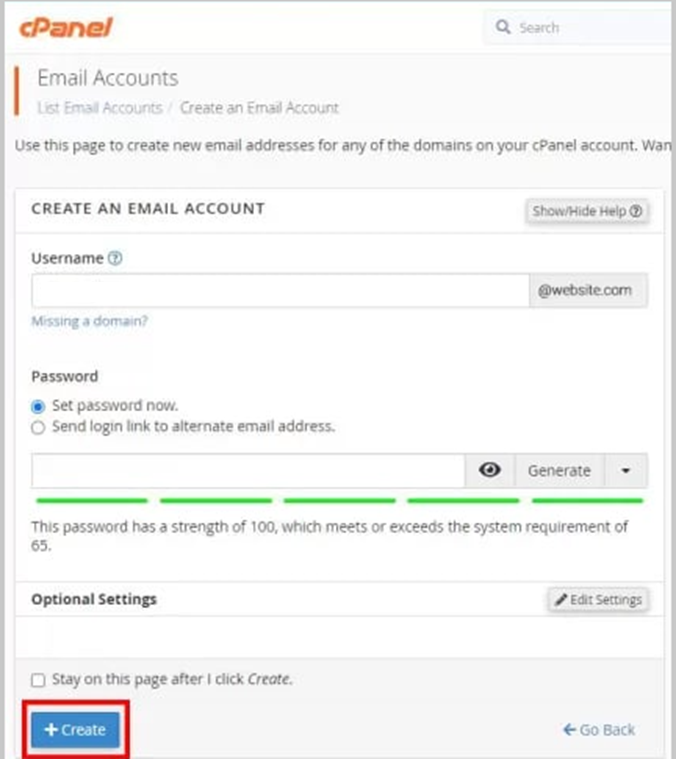 آموزش ساخت ایمیل شرکتی و سازمانی در سیپنل (cPanel) و دایرکت ادمین (Direct Admin) 44 ساخت ایمیل شرکتی