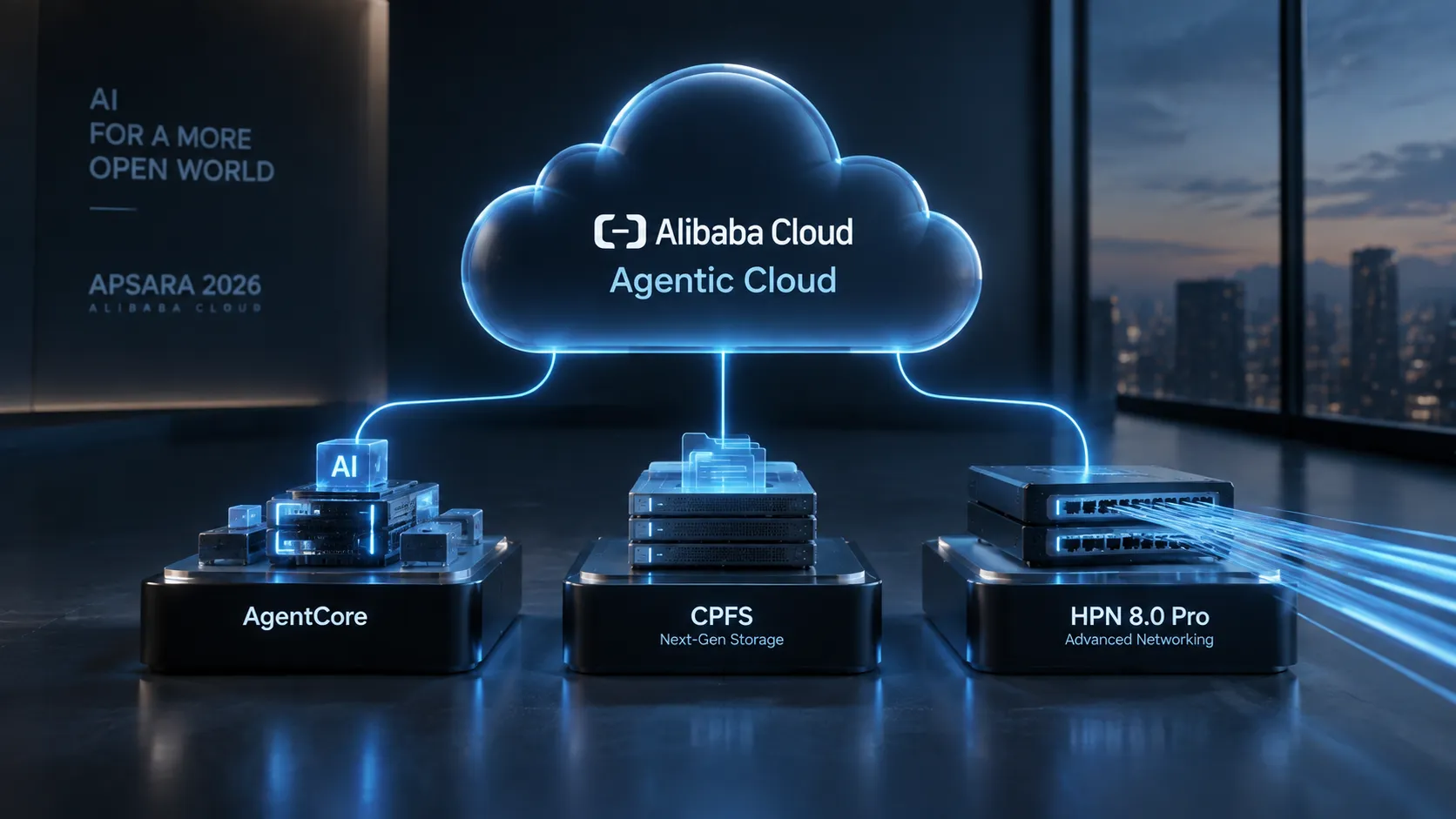 معماری Agentic Cloud در Alibaba Cloud با فناوری‌های AgentCore، CPFS و HPN 8.0 Pro