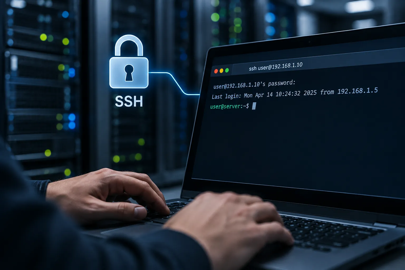 امنیت سرور اختصاصی با ایمن‌سازی دسترسی SSH و کنترل دسترسی کاربران