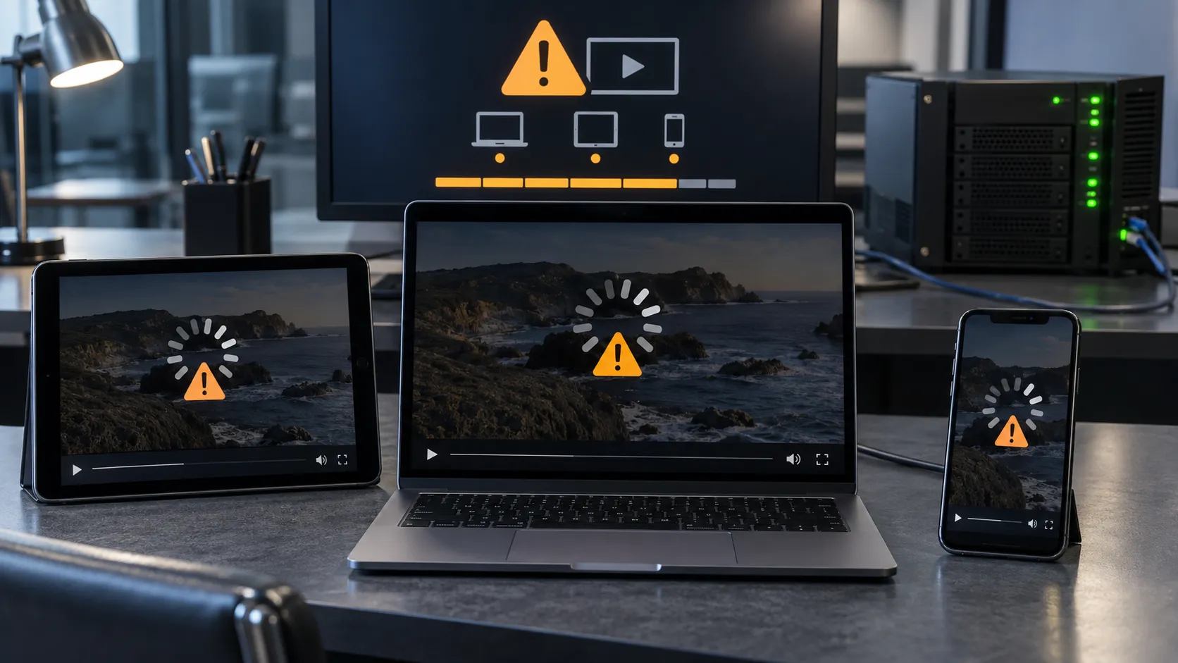 زیرساخت VOD؛ راهنمای جامع معماری و پخش پایدار ویدئو 48 هشدار اختلال پخش ویدئو در زیرساخت VOD روی لپتاپ، تبلت و موبایل با وجود وضعیت عادی سرور