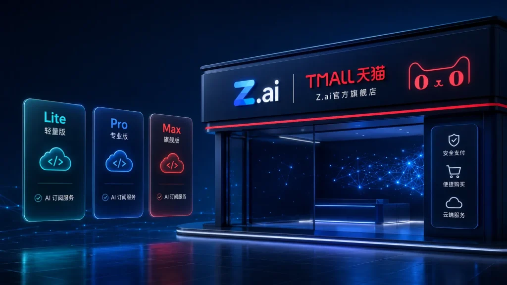 Z.ai Tmall official store AI subscription