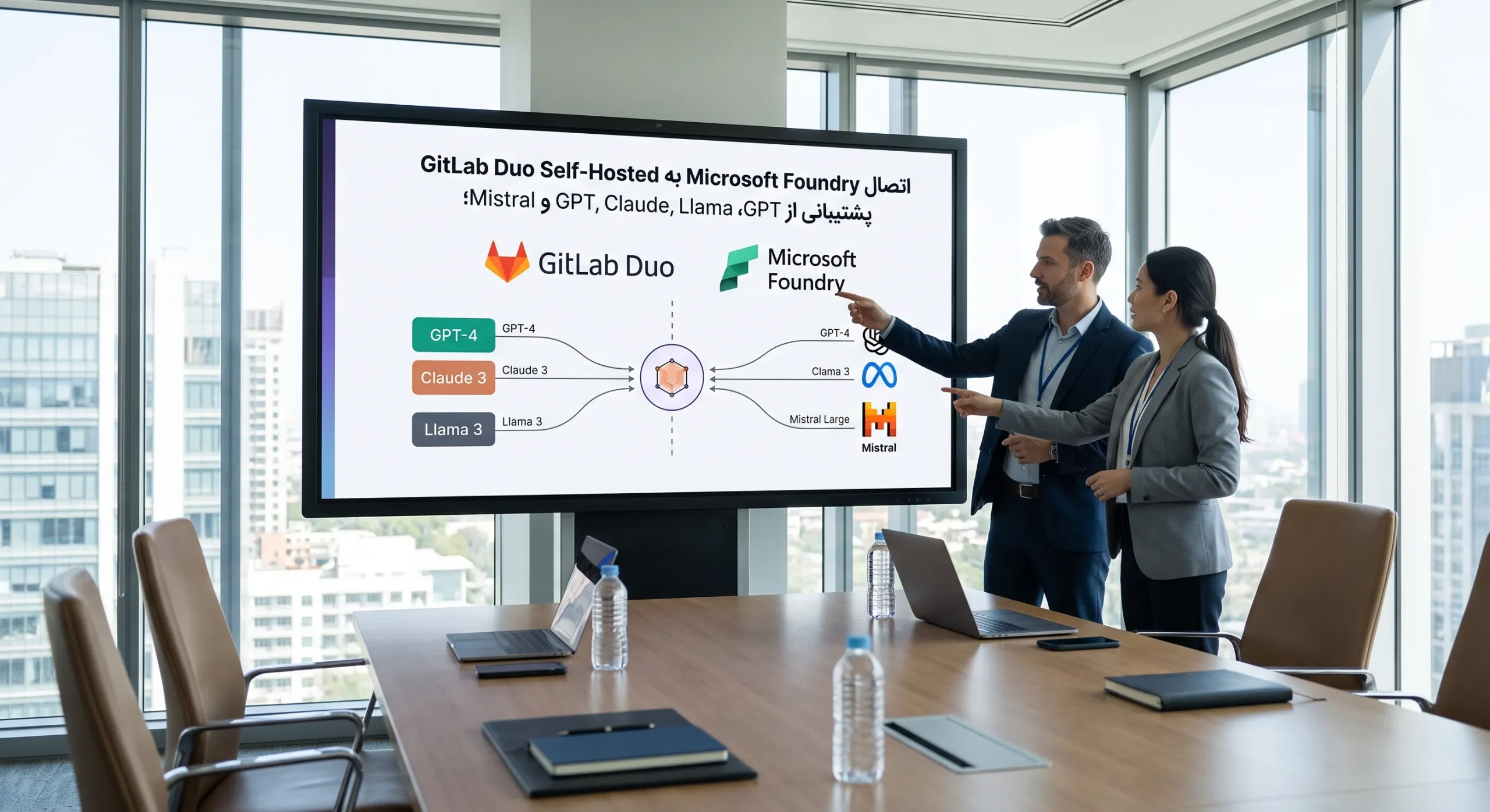 اتصال GitLab Duo به Microsoft Foundry با پشتیبانی GPT و Claude