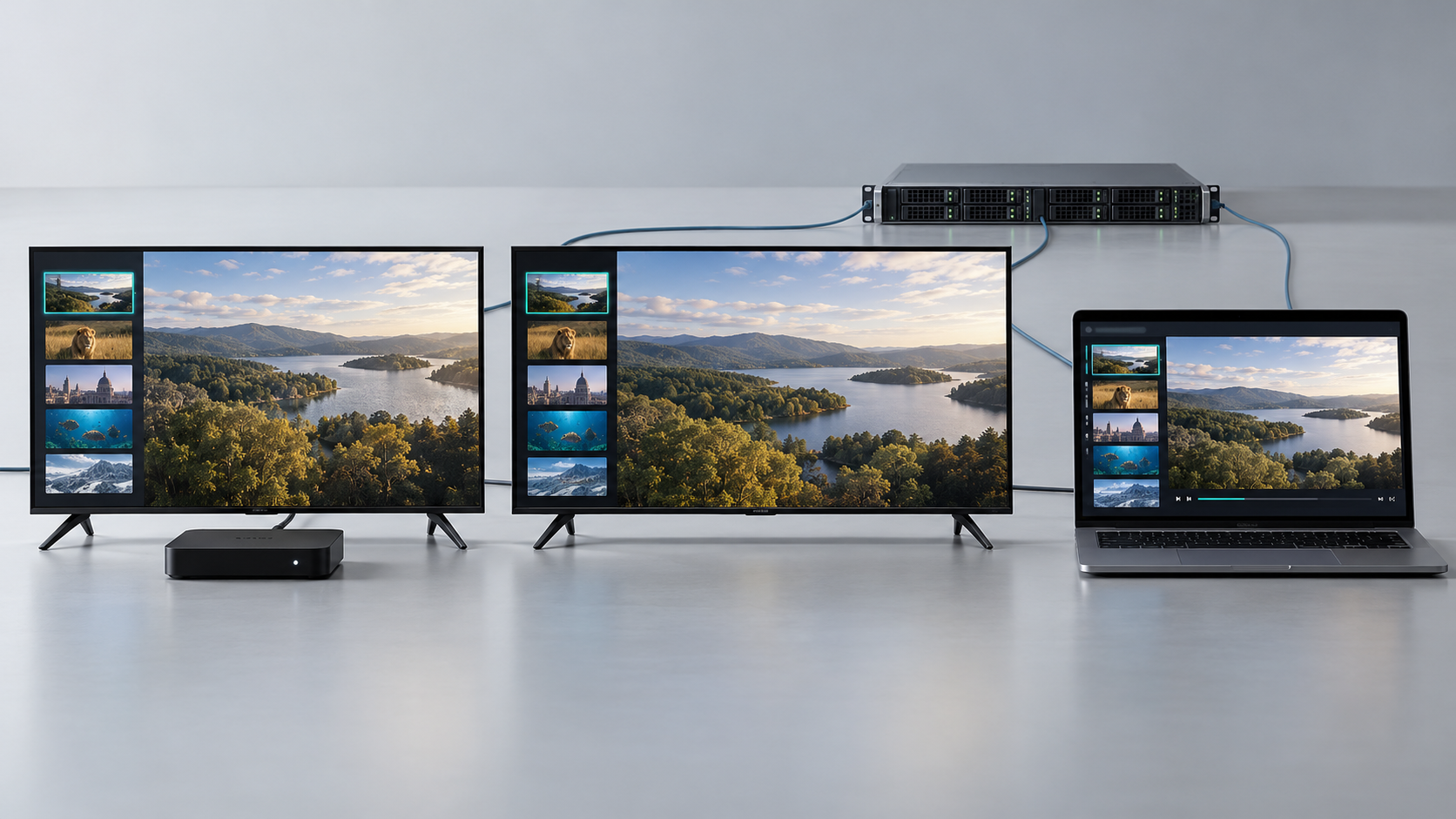 تفاوت VOD، IPTV و Live Streaming 44 Three IPTV viewing solutions