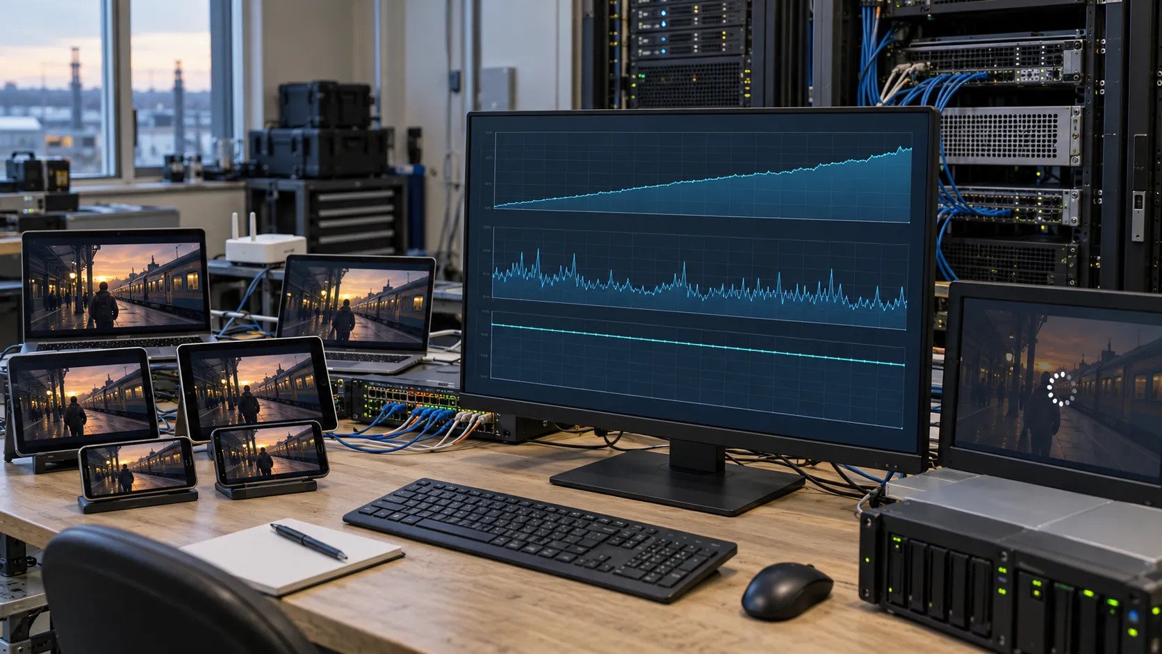 VOD Benchmark برای ارزیابی ظرفیت، Latency و پایداری زیرساخت استریم ویدئو